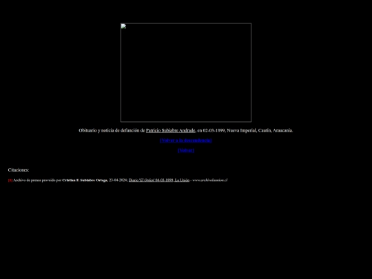 PatrickS-Obituario screenshot