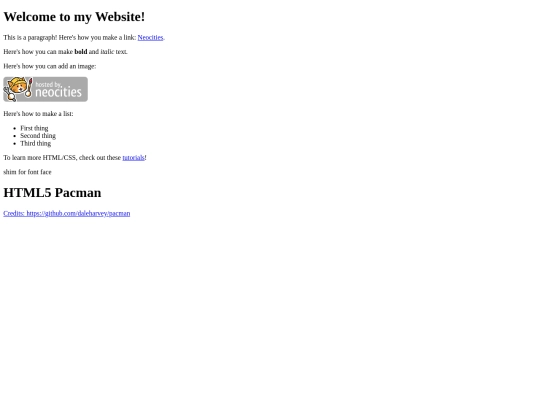 index screenshot