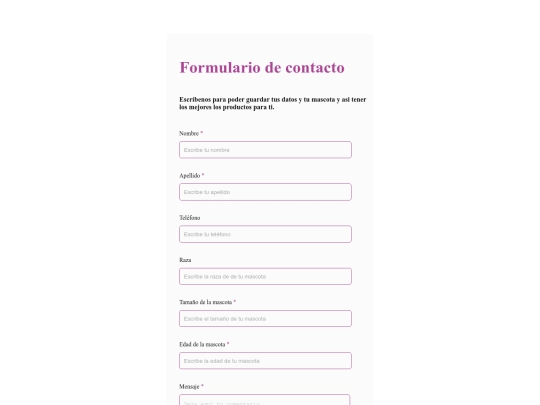 Formulario screenshot