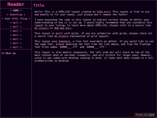 index screenshot
