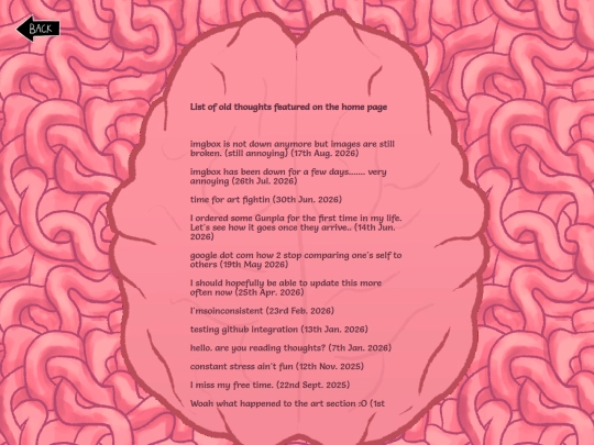 brain/personal-brain/thought-archive screenshot