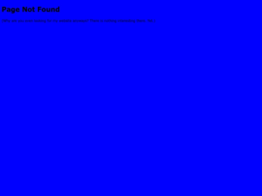 not_found screenshot