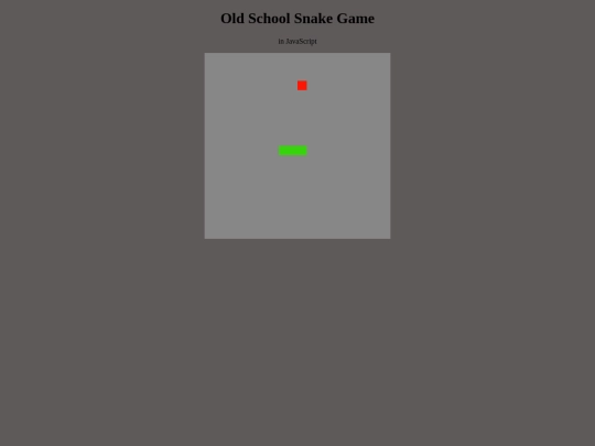 Index_snakegame screenshot