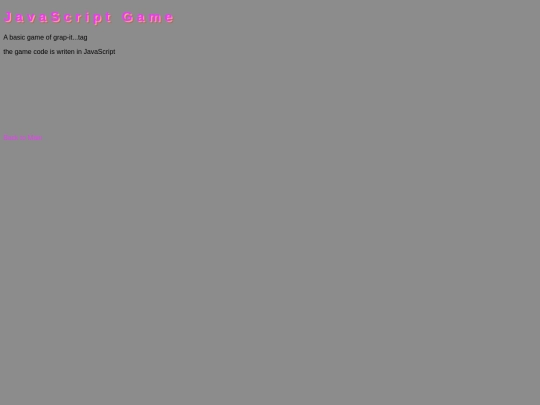 jsgame screenshot