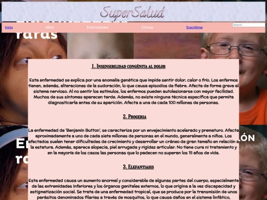 enfermedades raras screenshot