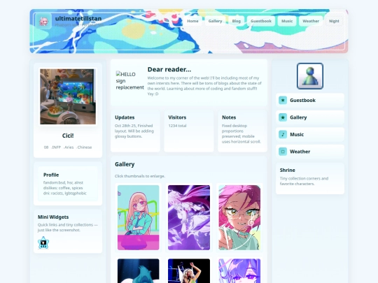 homepage screenshot