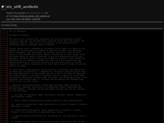 code/nix_utf8_aesthetic/file/LICENSE screenshot