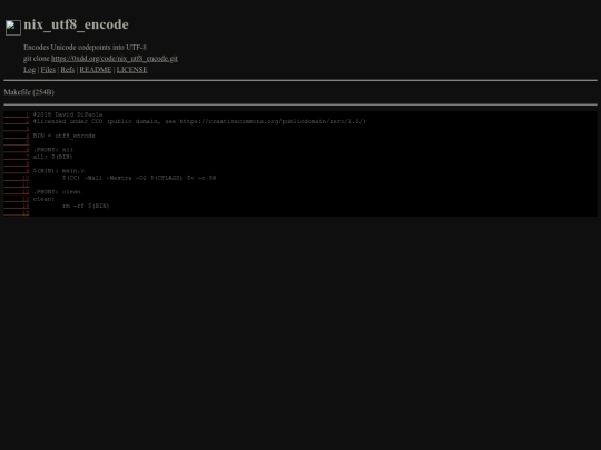 code/nix_utf8_encode/file/Makefile screenshot