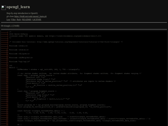 code/opengl_learn/file/00-triangle.c screenshot