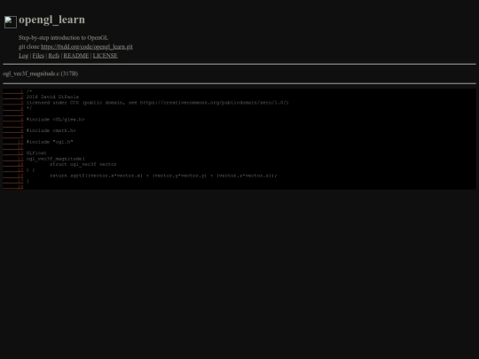 code/opengl_learn/file/ogl/ogl_vec3f_magnitude.c screenshot
