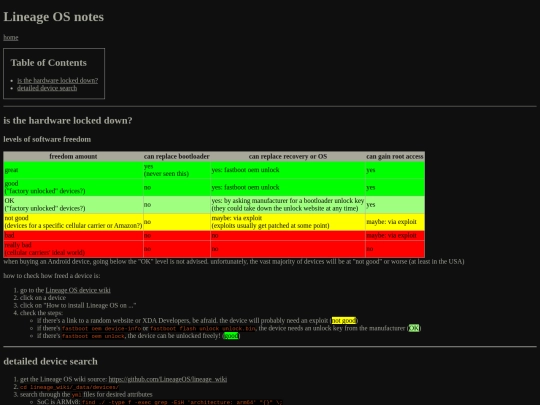lineageosnotes screenshot