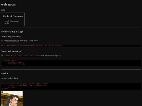 webnotes screenshot