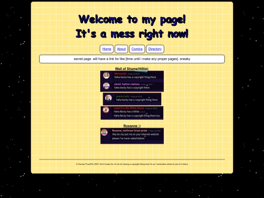 nav/histlist screenshot