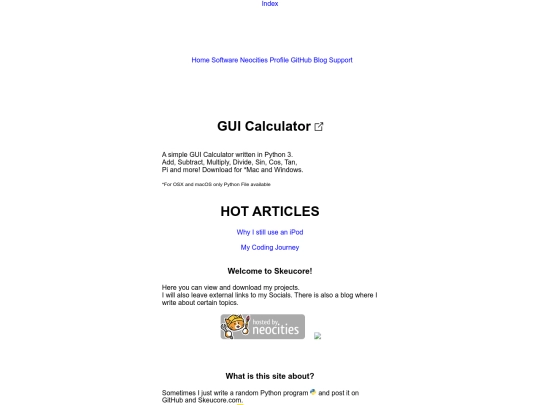 index screenshot