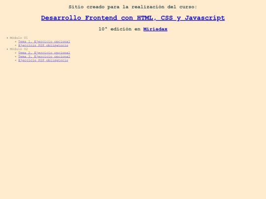 index screenshot