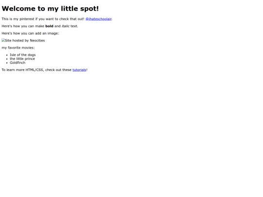 index screenshot