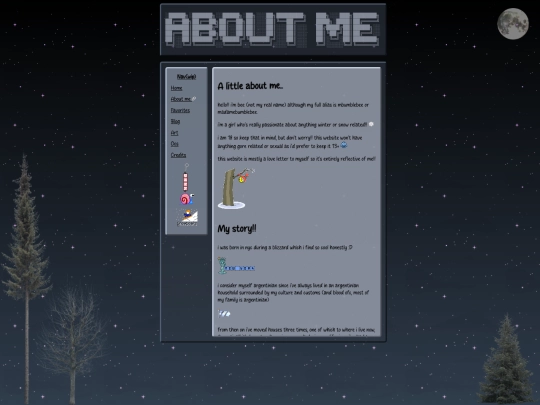 aboutme screenshot