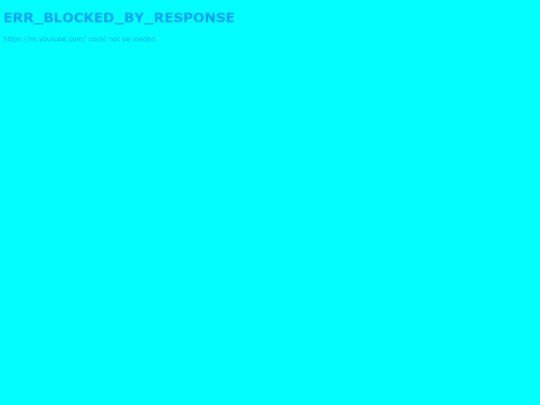 apps/errors/ERR_BLOCKED_BY_RESPONSE screenshot