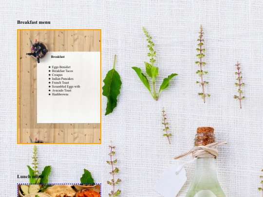 resturant_menu_assignment screenshot