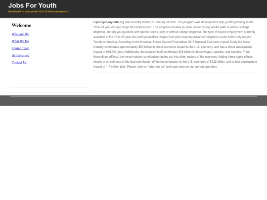 JobsForYouth-Equine screenshot