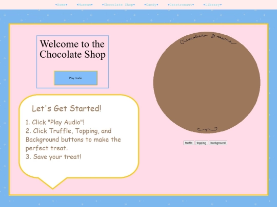 chocogame screenshot