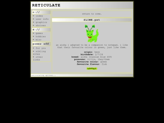 gamesfolder/petzfolder/crew/slime screenshot