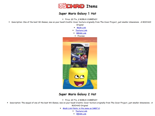 NintendoGameHats screenshot