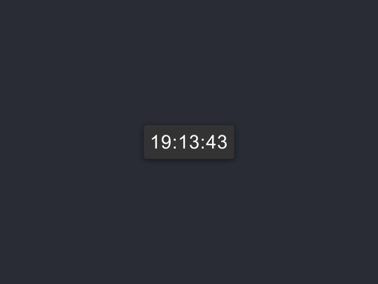 digitalClock screenshot