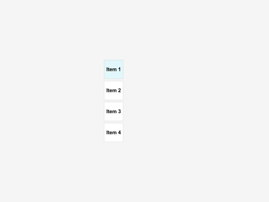 interactiveMenu screenshot