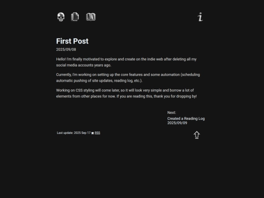 posts/First-Post screenshot
