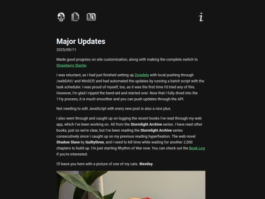 posts/majorupdates screenshot