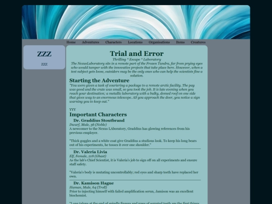 Adventures/Unsorted/TrialAndError screenshot