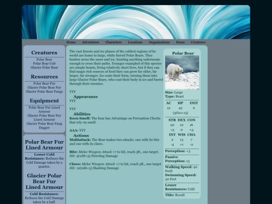 Creatures/Beasts/PolarBear screenshot