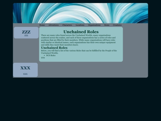 Creatures/Roles screenshot