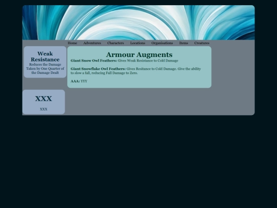 Items/Equipment Augments/ArmourAugments screenshot