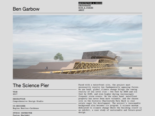 architecture/science-pier screenshot