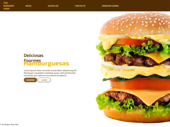 3.21 Página Hamburguesas screenshot