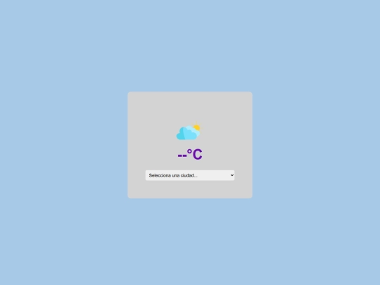 6.7 Aplicación Temperatura - Ciudad screenshot