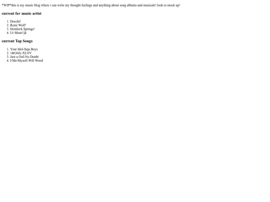 musicblog screenshot