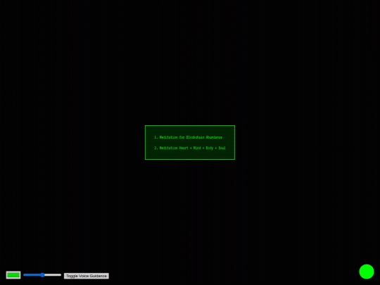 meditaitons screenshot
