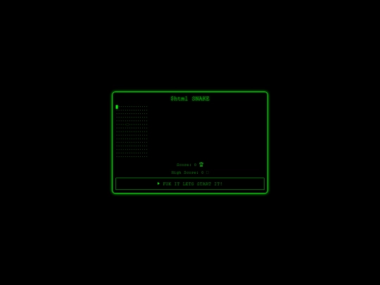 snake screenshot