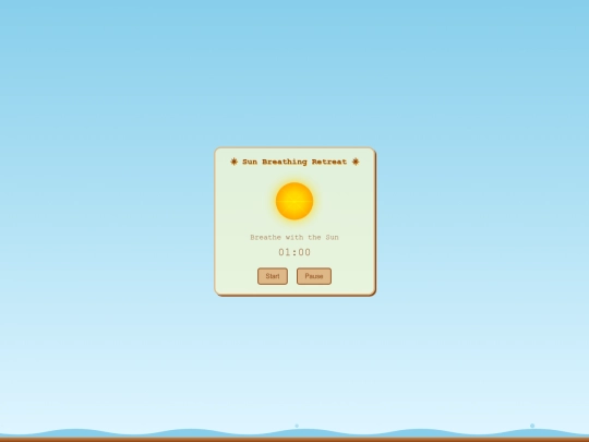 sun-bathing screenshot