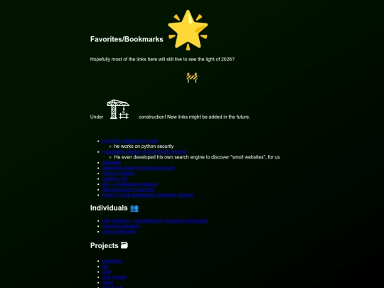 favorites1 screenshot