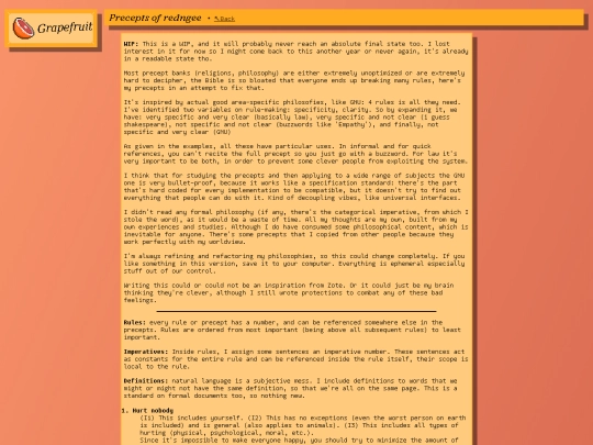 projects/precepts screenshot