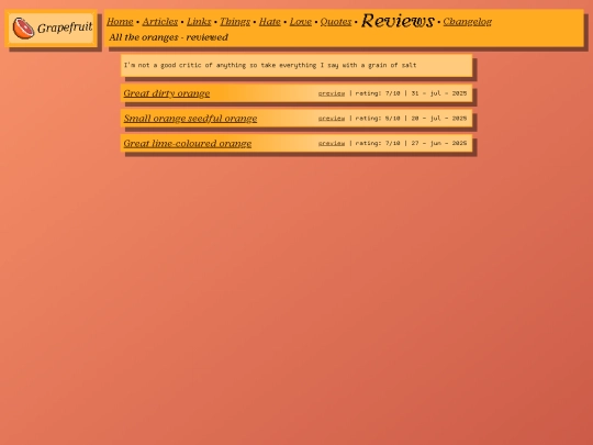 reviews screenshot