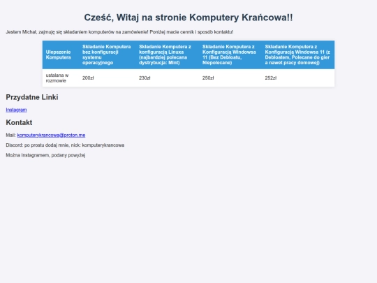 index screenshot