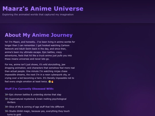 interests/anime screenshot