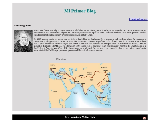 blog screenshot