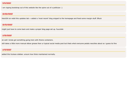 pages/updates screenshot
