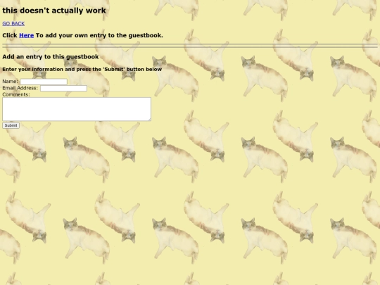 guestbook screenshot